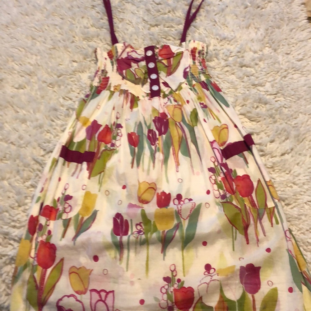 Flower patterned sun dress